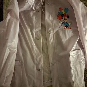 Disney Minnie Mouse Hooded Rain Jacket, EUC, Size 2X